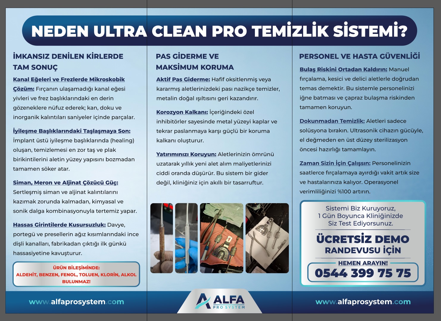Alfa Pro System — Ultra Clean Pro Detaylı Bilgi